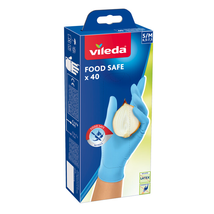 VILEDA Handschuhe Food Safe mittel 40 Stück