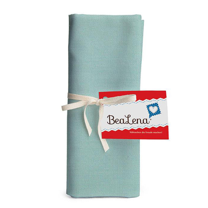 BEALENA Baumwollstoff Uni 50 x 70 cm mittelblau