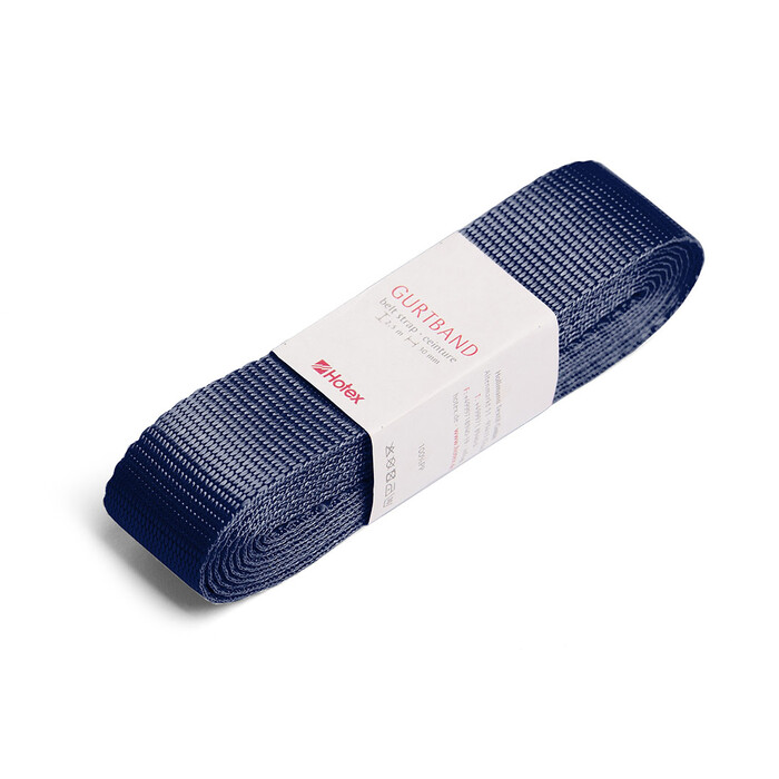 BEALENA Gurtband Uni 2,5 m x 30 mm dunkelblau