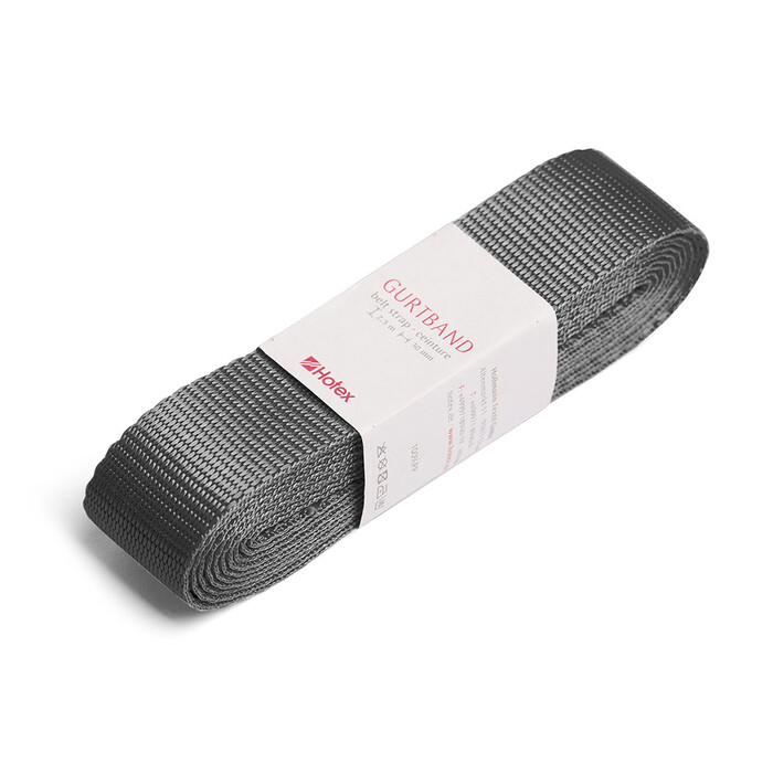 BEALENA Gurtband Uni 2,5 m x 30 mm anthrazit
