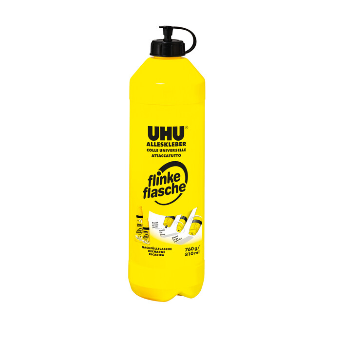 UHU Nachfüllung für Alleskleber Flinke Flasche 810 ml