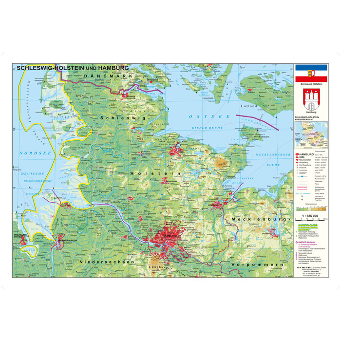 Heinrich Stiefel: Schleswig-Holstein und Hamburg physisch