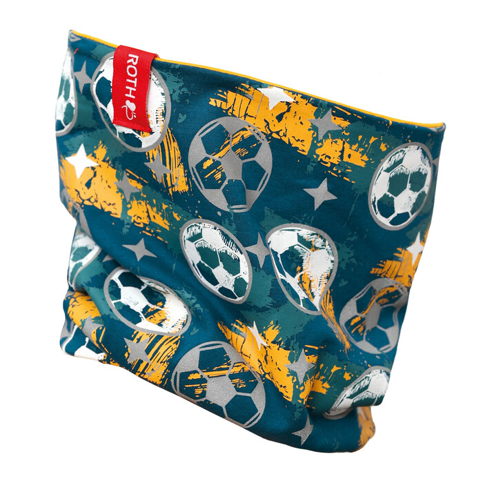 ROTH Jersey-Loop Schal Fußball 50-54 cm bunt