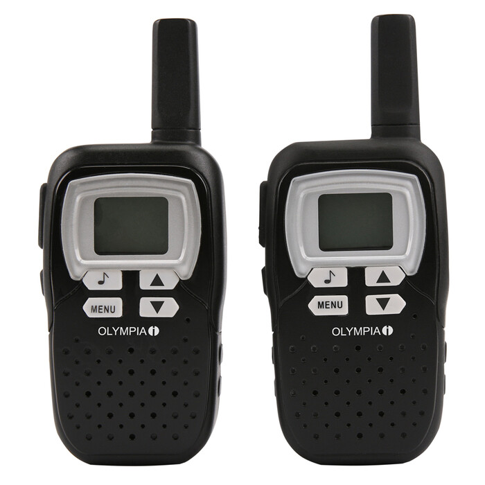 OLYMPIA Walkie Talkie PMR 12 08 2 Stück schwarz