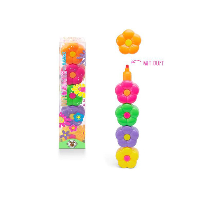 TRENDHAUS Duft-Highlighter Zieh- & Steck Serie Flower Power bunt