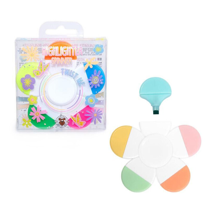 TRENDHAUS Highlighter-Spinner 5 in 1 2-fach sortiert mehrfarbig