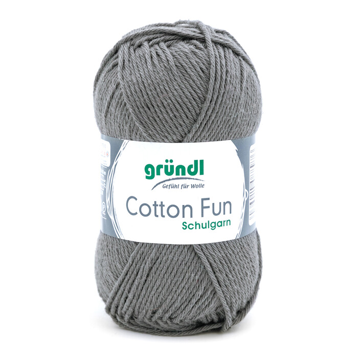 GRÜNDL Garn Cotton Fun 50g anthrazit