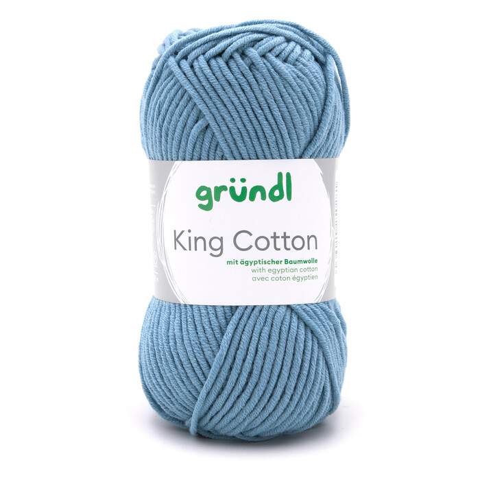 GRÜNDL Garn King Cotton 50g jeansblau