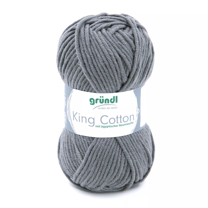 GRÜNDL Garn King Cotton 50g anthrazit