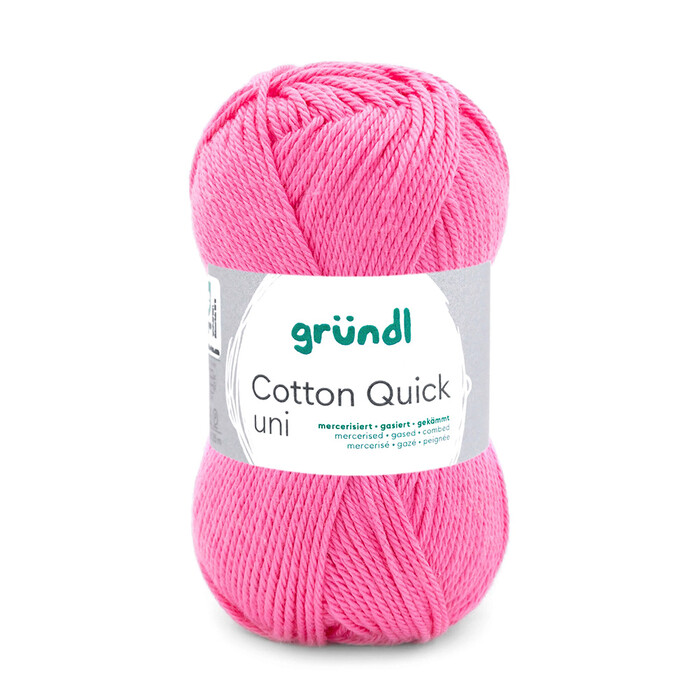 GRÜNDL Strickgarn Cotton Quick 50g Himbeere