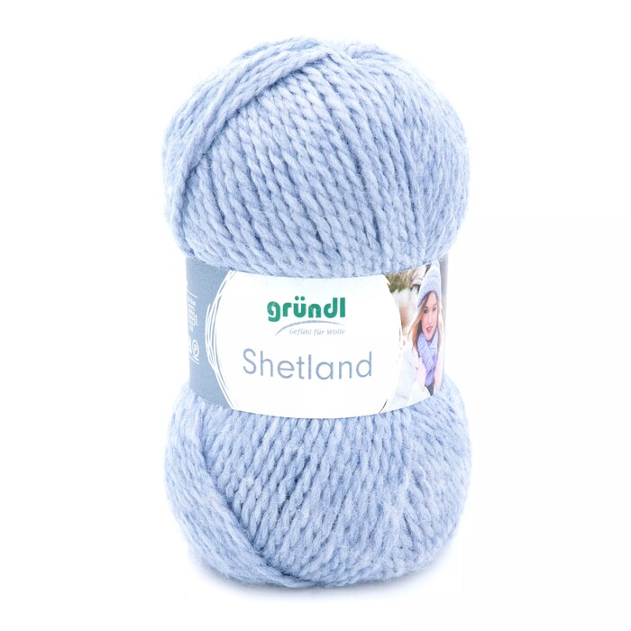GRÜNDL Wolle Shetland 100g jeans melange