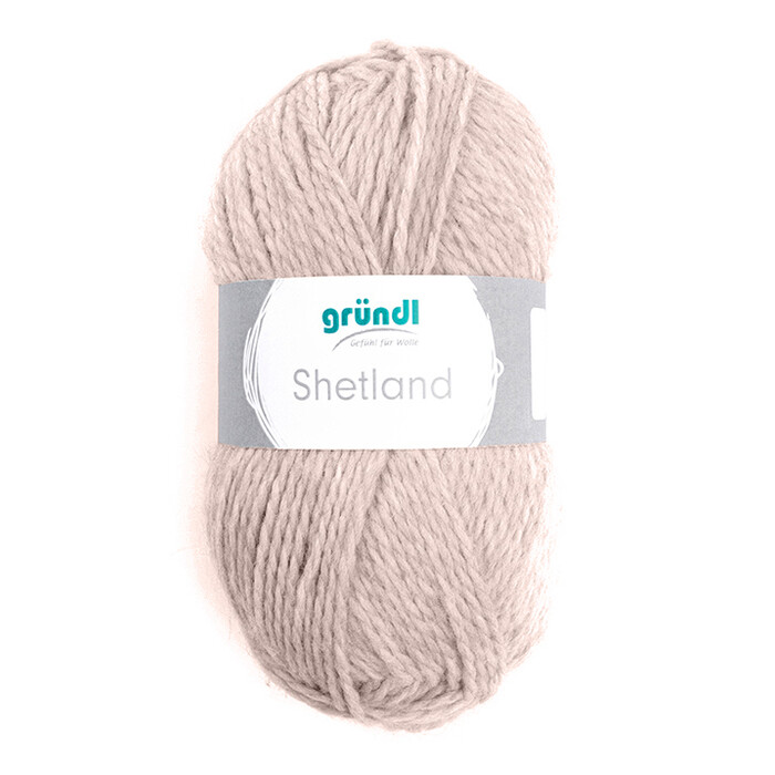 GRÜNDL Wolle Shetland 100g mocca melange