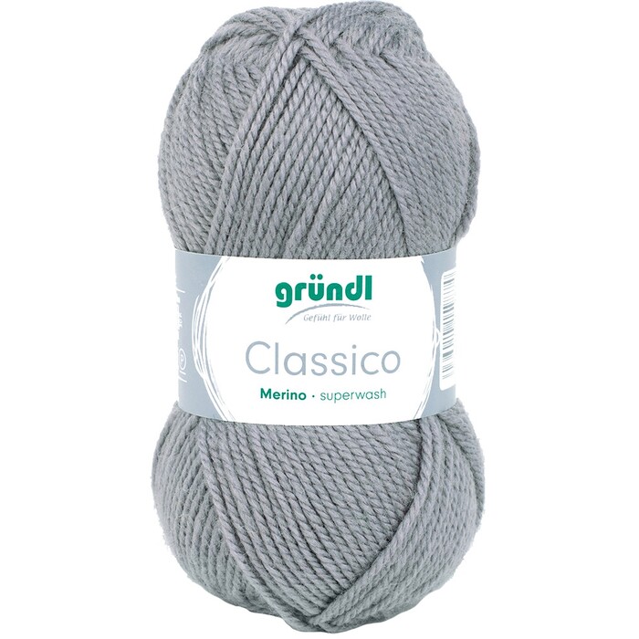 GRÜNDL Wolle Classico 50g anthrazit