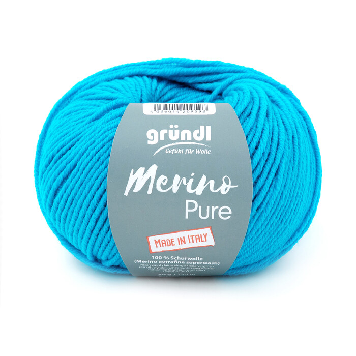 GRÜNDL Wolle Merino Pure 50g türkis
