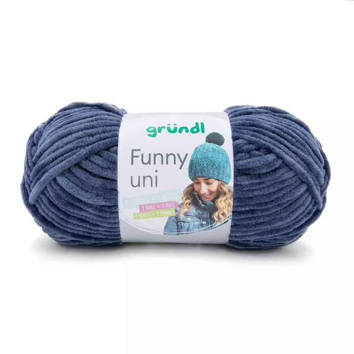 GRÜNDL Garn Funny Uni 100g jeans