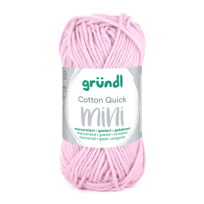 GRÜNDL Baumwollgarn Cotton Quick Mini 15g rosé