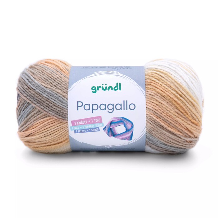 GRÜNDL Garn Papagallo 100g olive/beige
