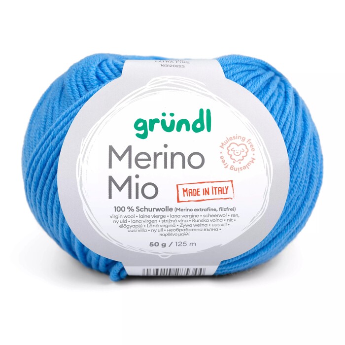 GRÜNDL Wolle Merino Mio 50 g türkisblau