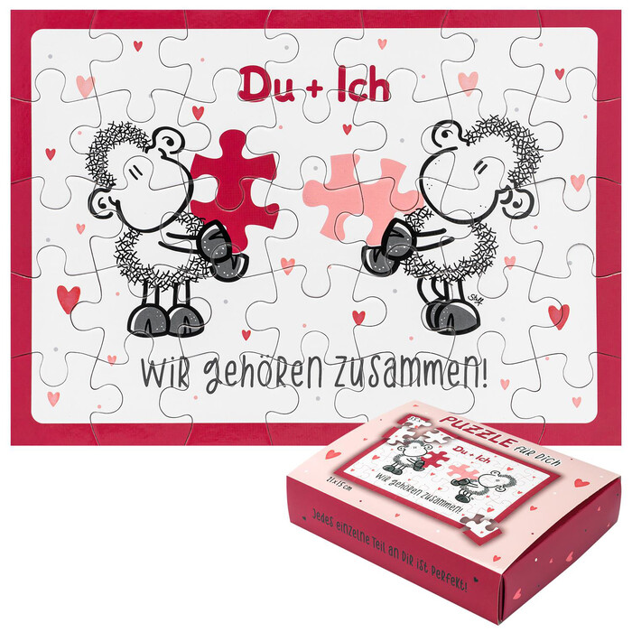SHEEPWORLD Puzzle Du + Ich 35 Teile bunt