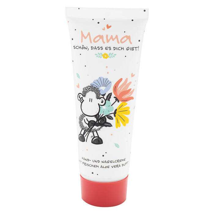 Hand- und Nagelcreme Mama schön, dass es dich gibt! mit frischem Aloe Vera Duft 75 ml