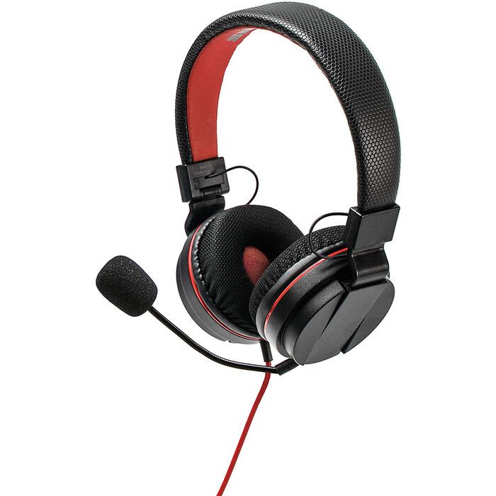 SNAKEBYTE Stereo Headset S für Nintendo Switch schwarz/rot