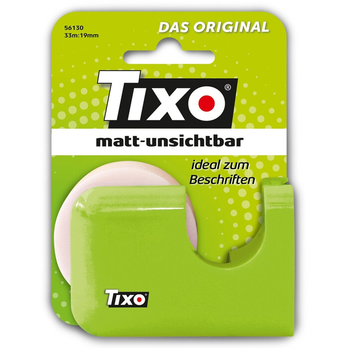 TIXO Abroller Boy 33 m x 19 mm grün