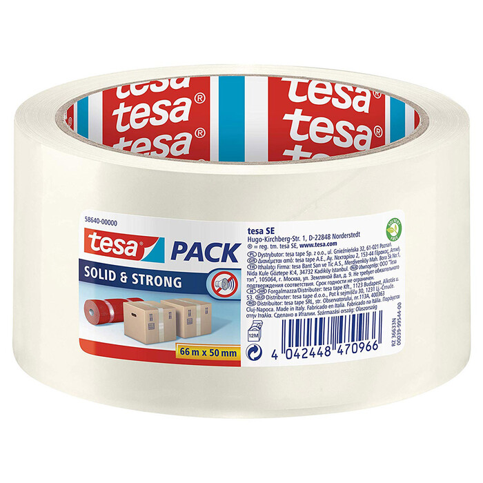 TESA Packband Solid & strong 66 m x 50 mm transparent