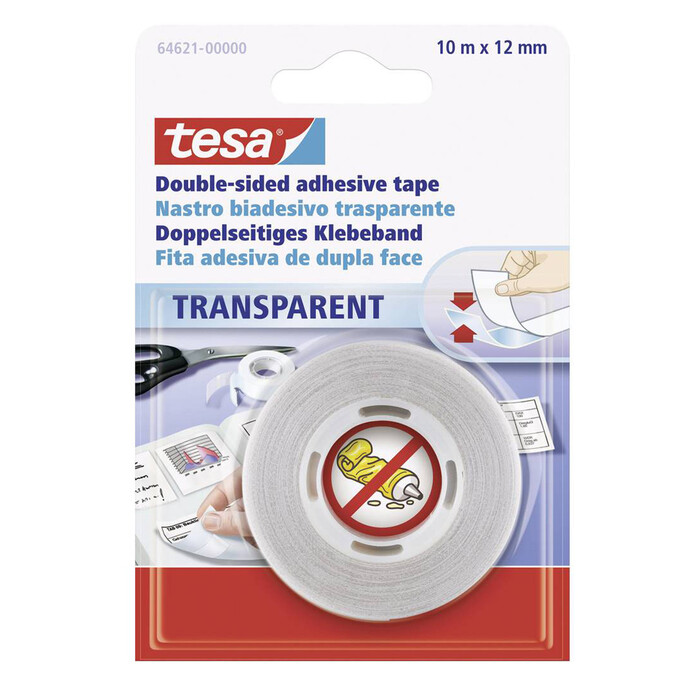 TESA doppelseitiges Klebeband 10 m x 12 mm