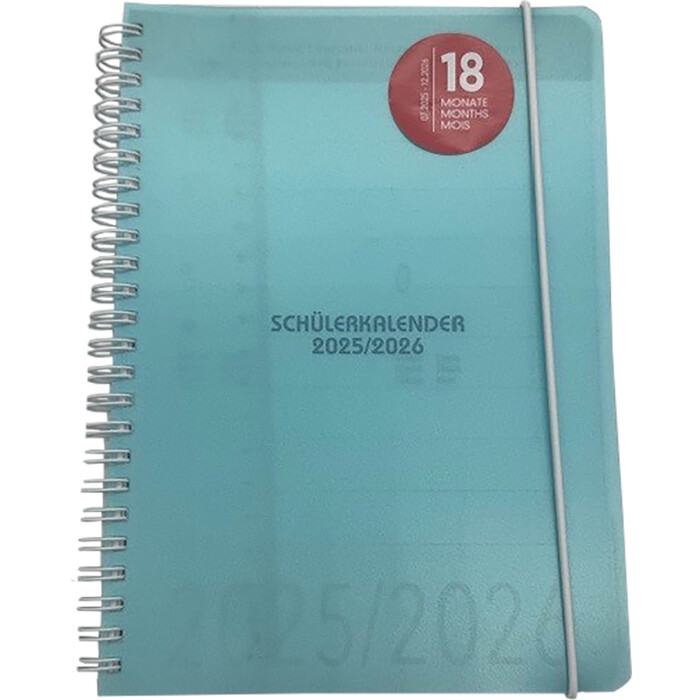 Schülerkalender A5 2025/2026 blau