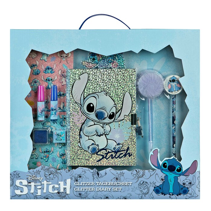 Tagebuch-Set Disneys Stitch bunt