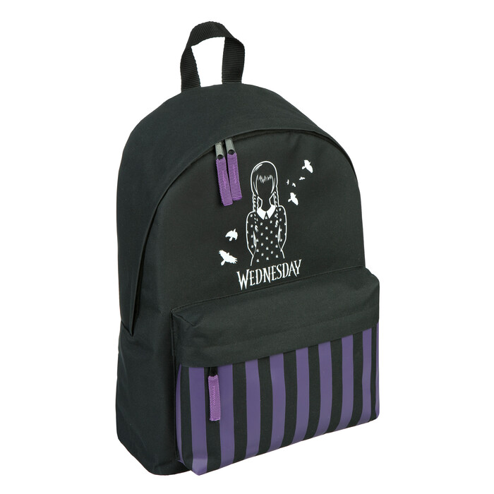 Rucksack Wednesday schwarz/violett