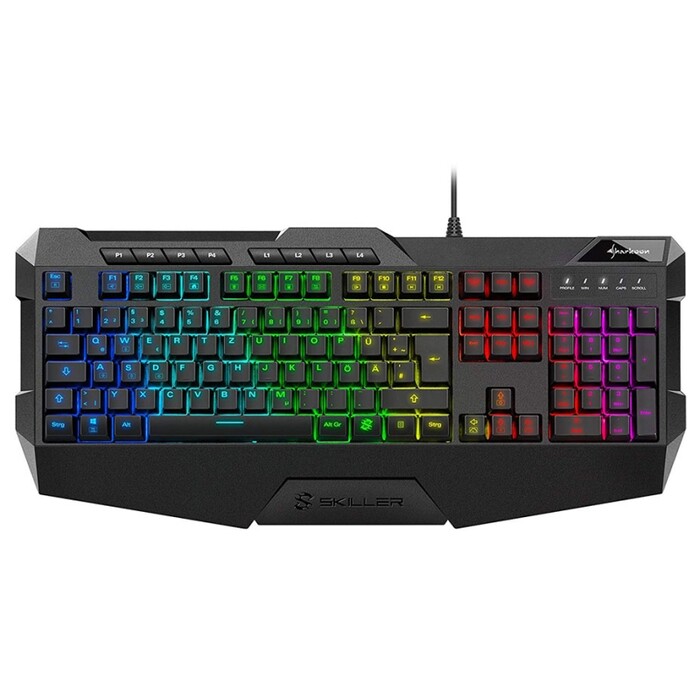 Sharkoon Gaming Keyboard - Skiller SGK 4, mit RGB-Beleuchtung, schwarz