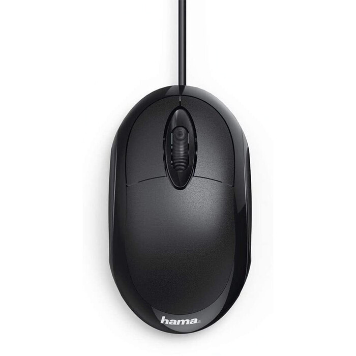 HAMA Maus kabelgebunden MC-100 schwarz