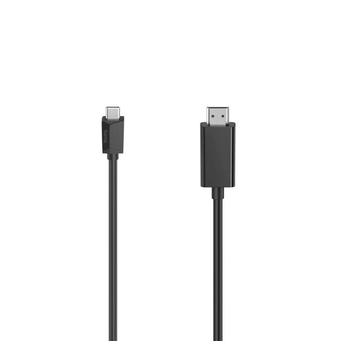 HAMA Video-Kabel USB-C/HDMI Stecker Ultra-HD 4K 3m schwarz