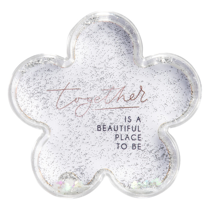 HAMA Acryl-Schüttelrahmen Blume 9,2 x 9 cm transparent