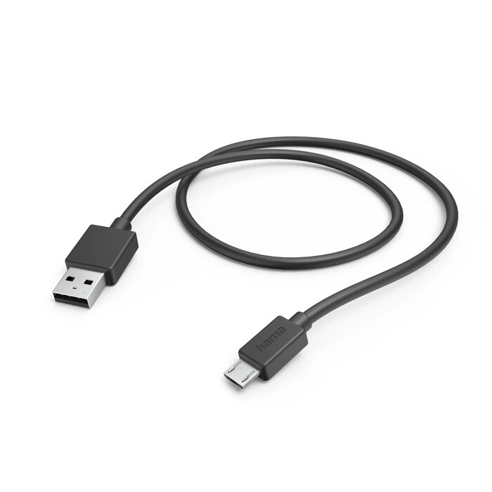 HAMA Ladekabel USB-A zu Micro-USB 1 m schwarz
