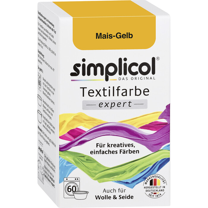SIMPLICOL Textilfarbe Expert 150g maisgelb