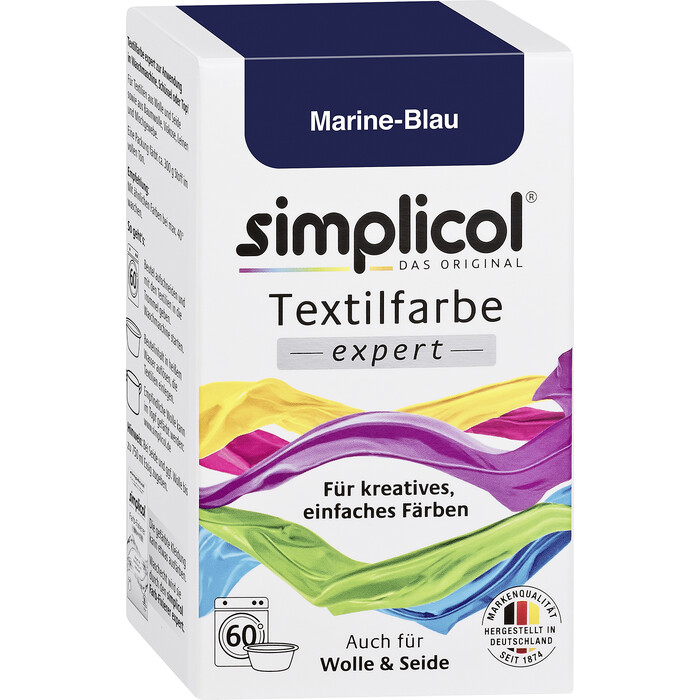 SIMPLICOL Textilfarbe Expert 150g marineblau