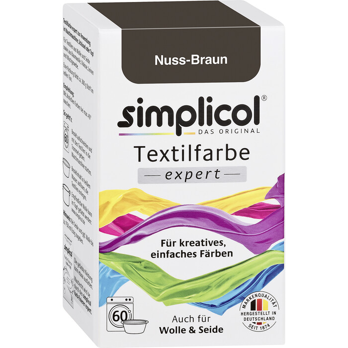 SIMPLICOL Textilfarbe Expert 150g nussbraun