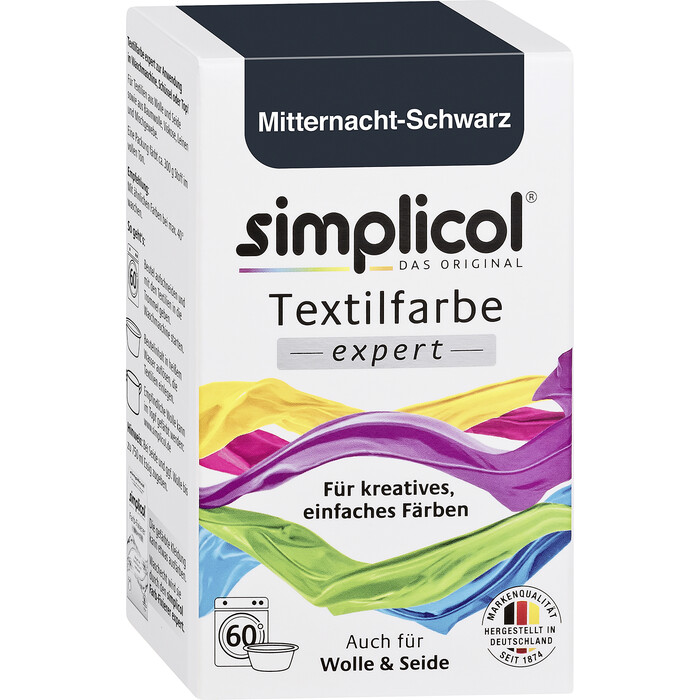 SIMPLICOL Textilfarbe Expert 150g mitternachtschwarz