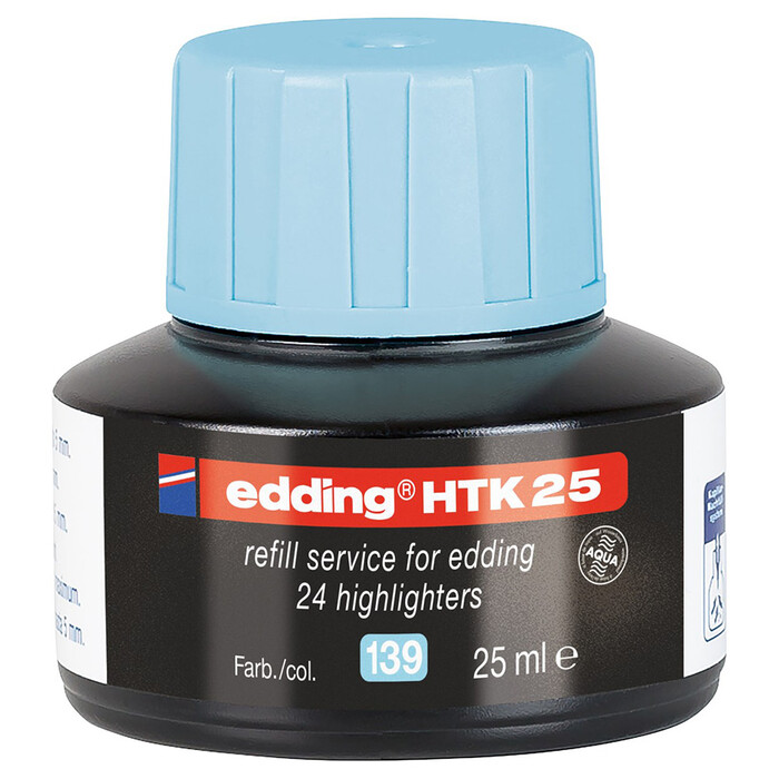 Edding , Marker, Nachfülltusche 25Ml Pastellblau (1X) - Image 3