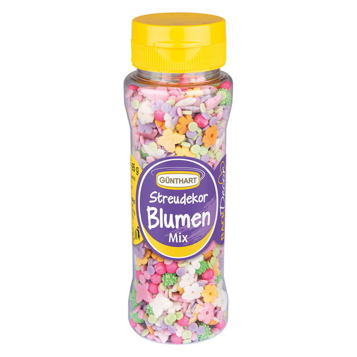 GÜNTHART Streudekor Blumen Mix 95g bunt