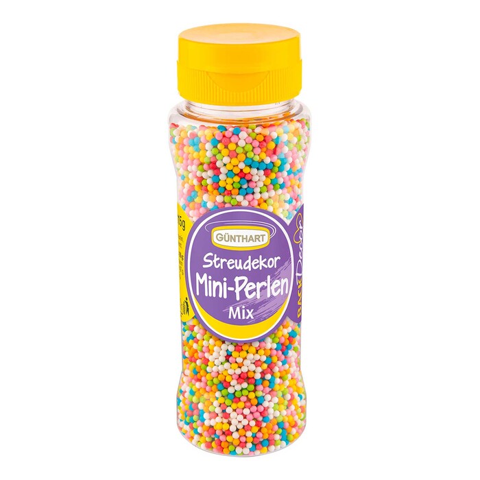 GÜNTHART Streudekor Mini-Perlen Mix 115 g bunt