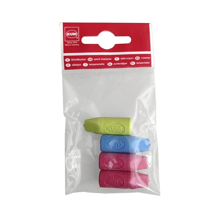 KUM Radierer Mini Cap 4 Stück mehrere Farben