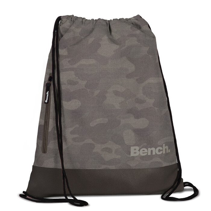 BENCH Rucksack mit Kordelzug 11 Liter camouflage grau