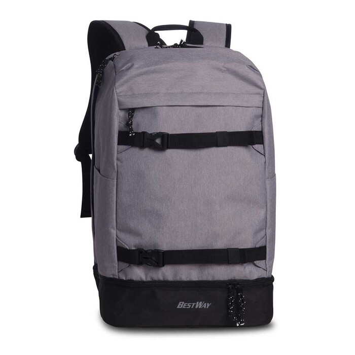 BESTWAY Rucksack 27 l hellgrau
