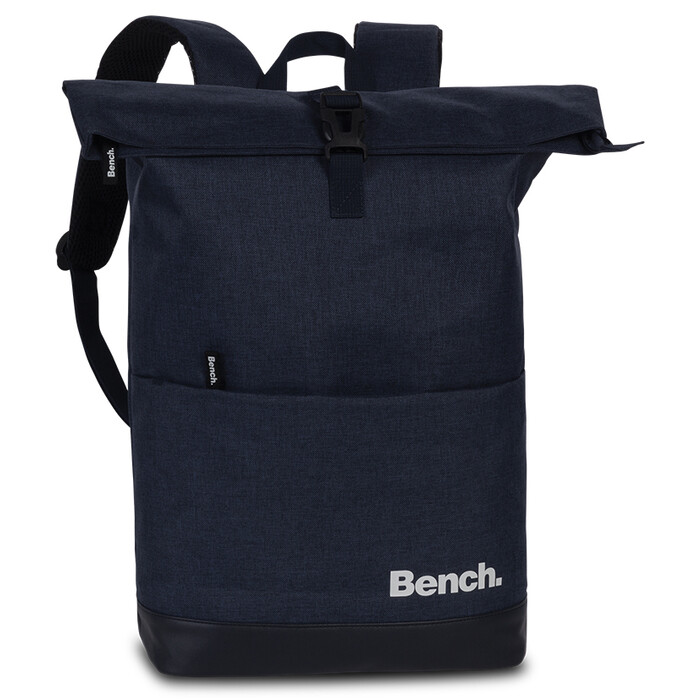 BENCH Rucksack mit Rolltop & Laptopfach dunkelblau/jeans
