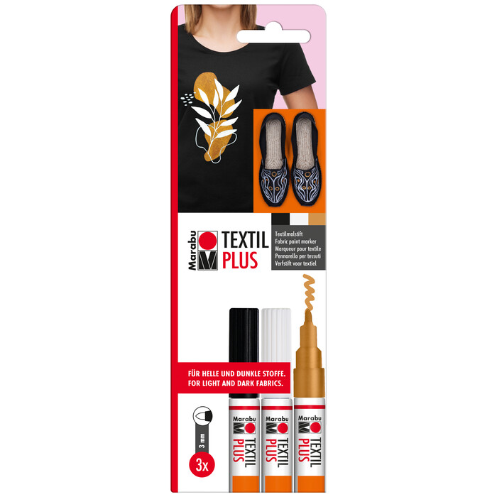 MARABU Textil Painer Plus 3 mm 3 Stück