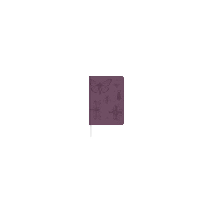 Taschen-Kalender Lady Journal Grande Deluxe Purple 2026 A5 Tucson-Einband  128 Seiten violett