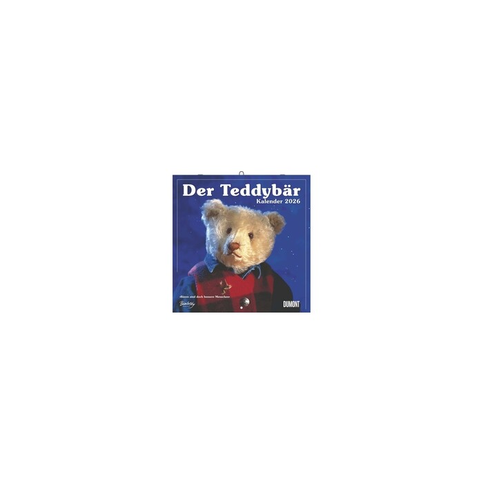 DUMONT - Der Teddybär Kalender 2026 – Broschürenkalender 30 x 30 cm mit 12 liebevollen Teddy-Szenen, Klassiker für Sammler & Bärenfreunde